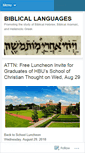 Mobile Screenshot of biblicallanguages.net